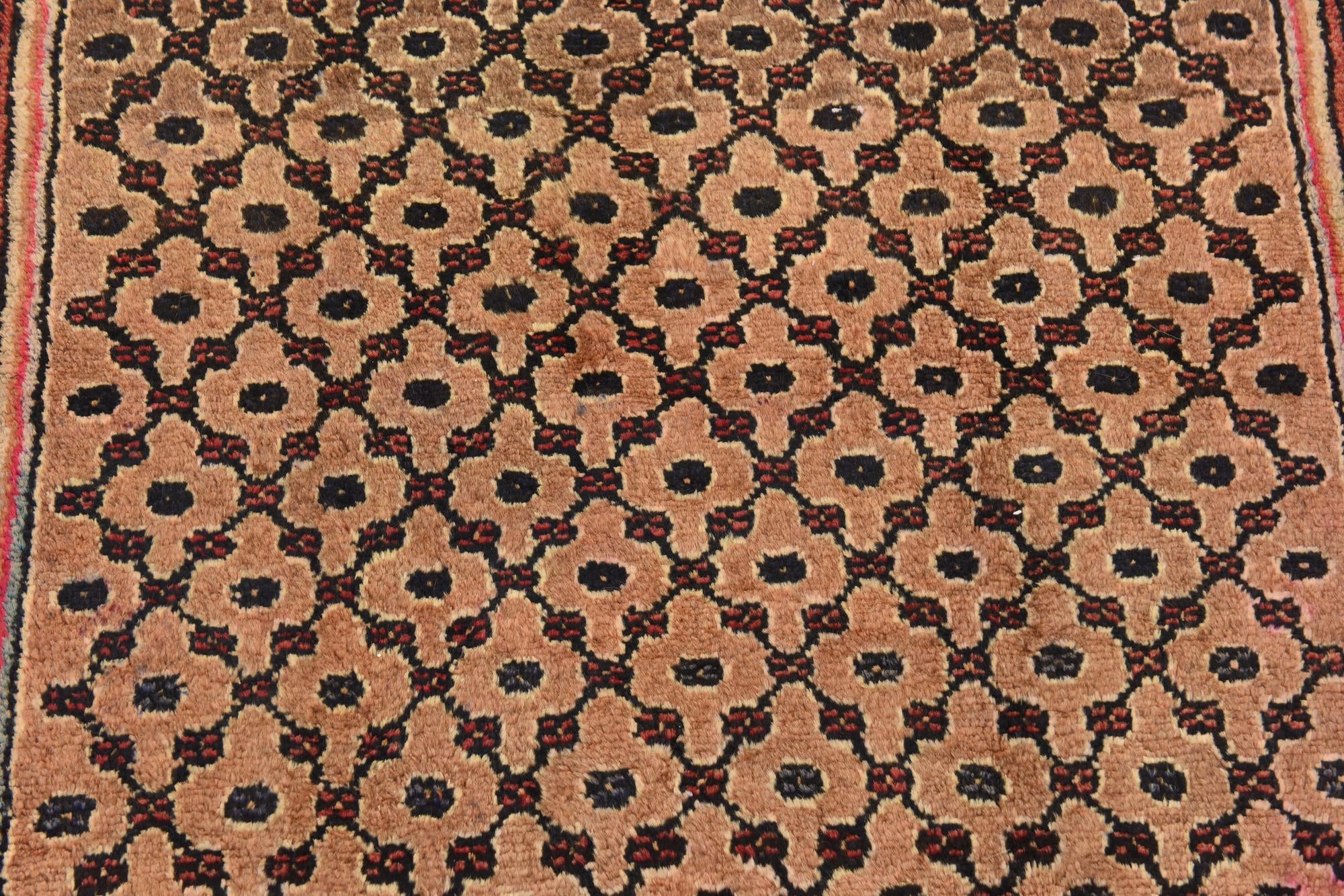 3' 8 x 9' 11 Hand Knotted Koliaei Persian Wool Runner Rug