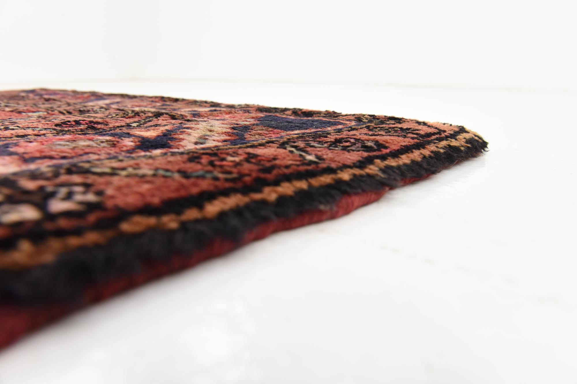 3' 8 x 9' 11 Hand Knotted Koliaei Persian Wool Runner Rug