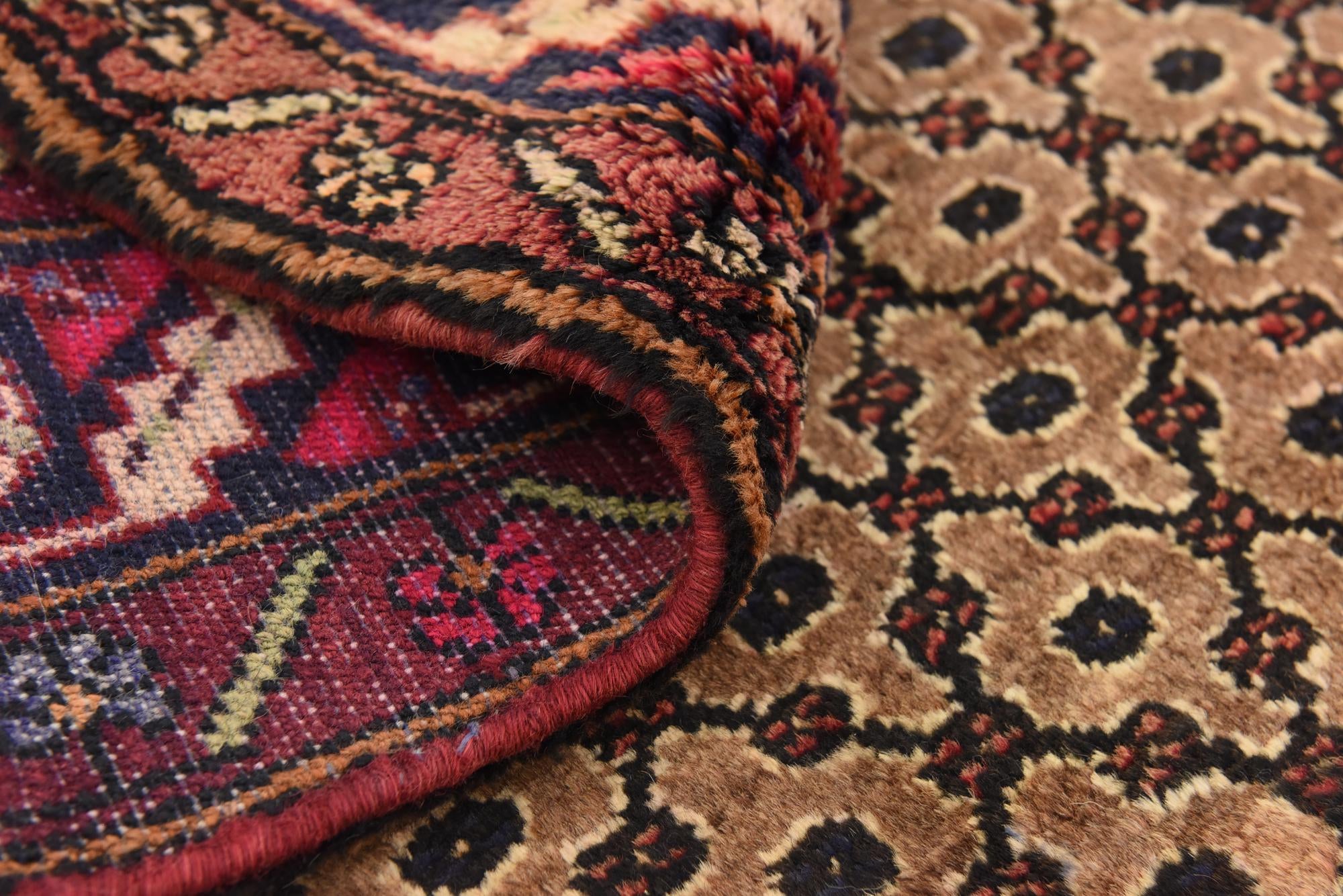 3' 8 x 9' 11 Hand Knotted Koliaei Persian Wool Runner Rug