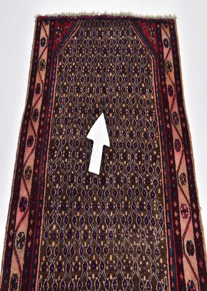 3' 8 x 10' 9 Hand Knotted Koliaei Persian Wool Runner Rug