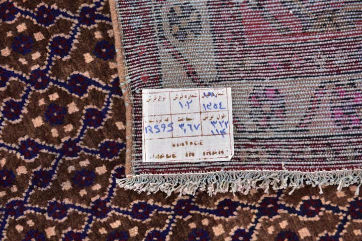 3' 8 x 10' 9 Hand Knotted Koliaei Persian Wool Runner Rug