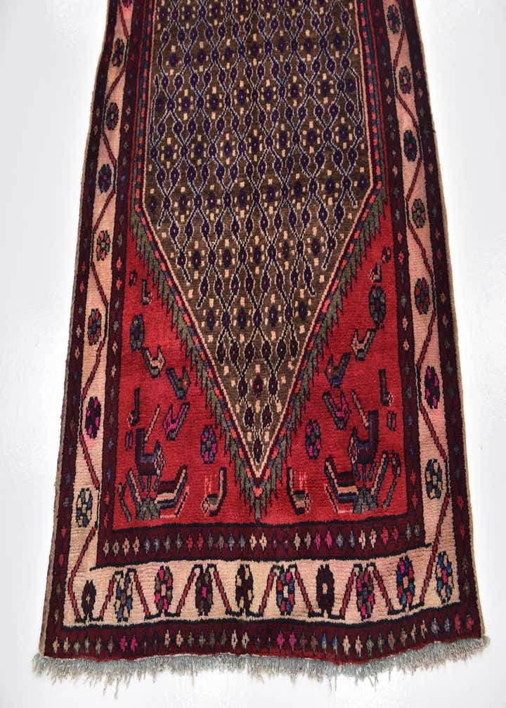 3' 8 x 10' 9 Hand Knotted Koliaei Persian Wool Runner Rug