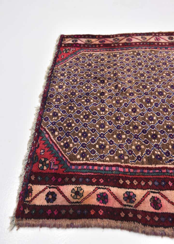 3' 8 x 10' 9 Hand Knotted Koliaei Persian Wool Runner Rug