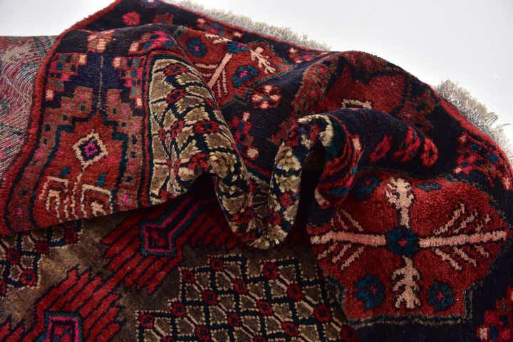4' 4 x 9' 6 Hand Knotted Koliaei Persian Wool Runner Rug