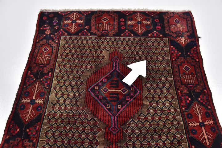 4' 4 x 9' 6 Hand Knotted Koliaei Persian Wool Runner Rug