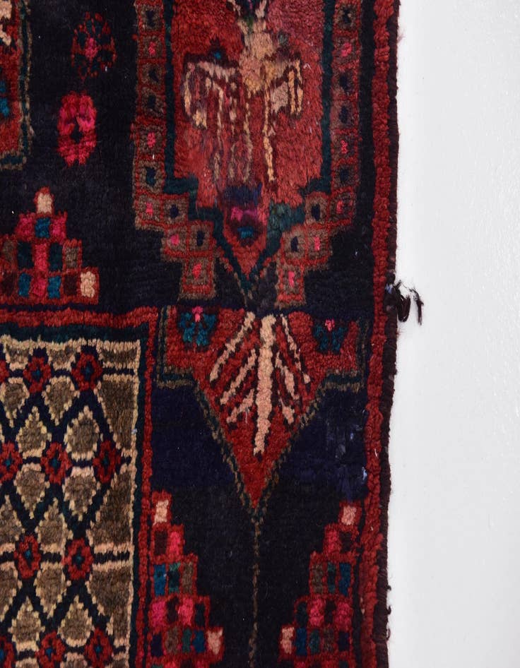 Detail image of 4' 4 x 9' 6  Hand Knotted Koliaei Persian Wool Runner Rug