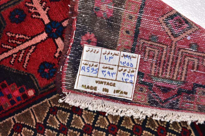 4' 4 x 9' 6 Hand Knotted Koliaei Persian Wool Runner Rug