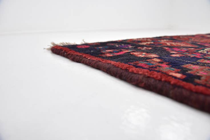 Detail image of 4' 4 x 9' 6 Hand Knotted Koliaei Persian Wool Runner Rug