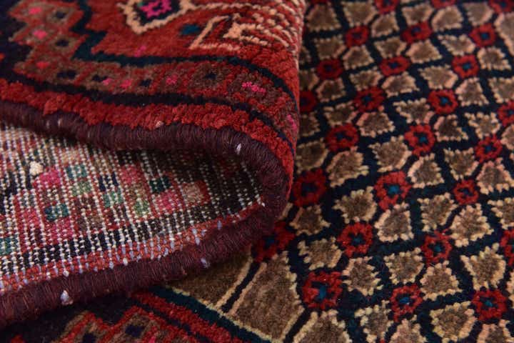 4' 4 x 9' 6 Hand Knotted Koliaei Persian Wool Runner Rug
