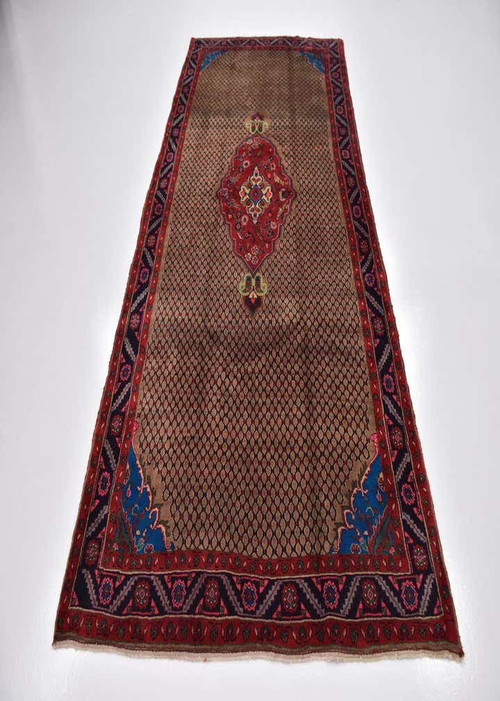 5' 4 x 10' 10 Hand Knotted Koliaei Persian Wool Runner Rug