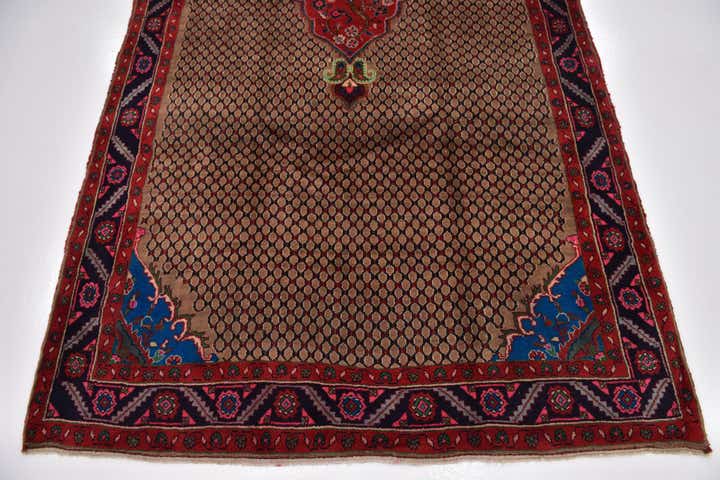 5' 4 x 10' 10 Hand Knotted Koliaei Persian Wool Runner Rug