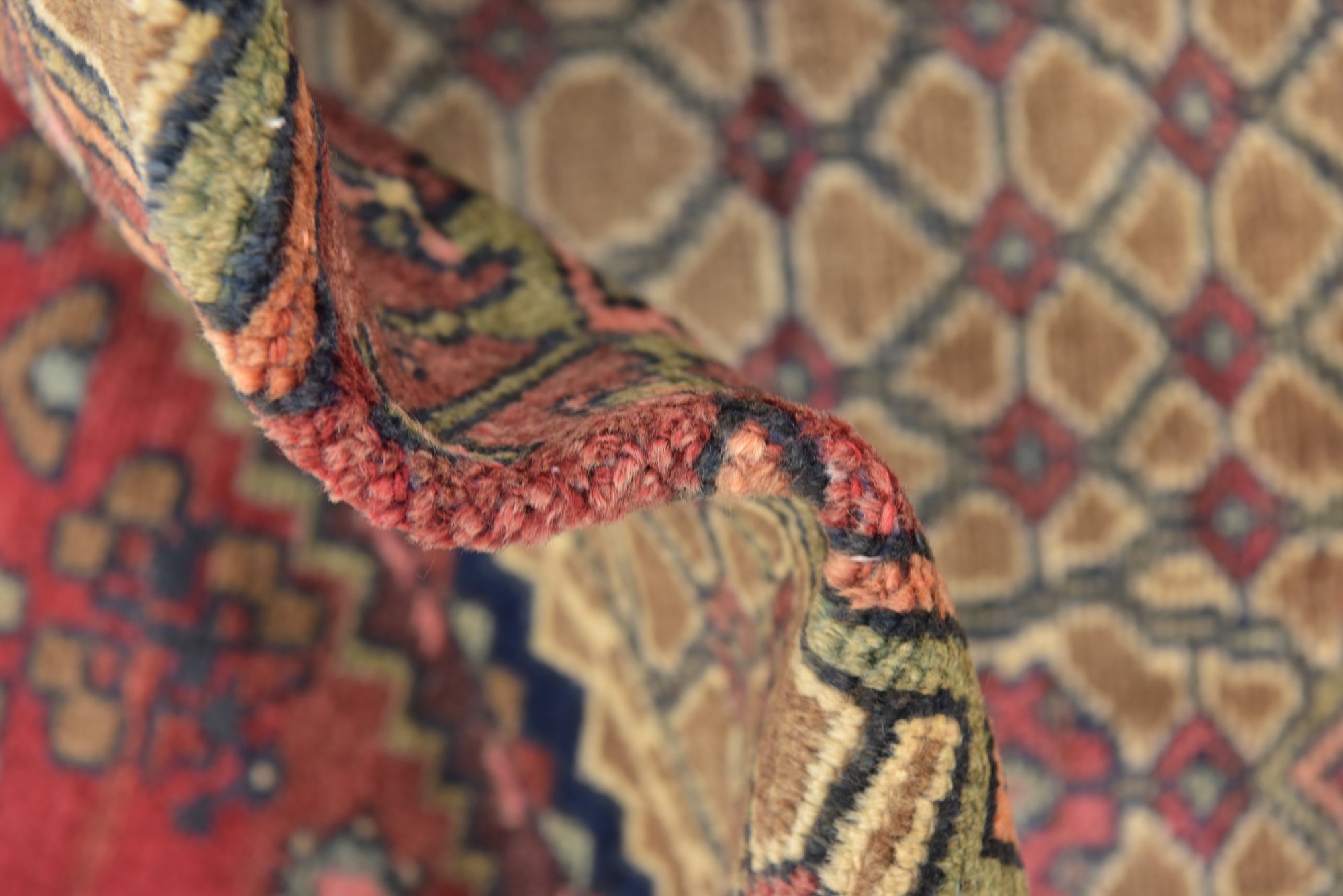 3' 4 x 11' 8 Hand Knotted Koliaei Persian Wool Runner Rug