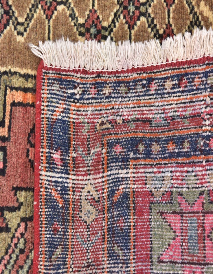 Detail image of 3' 4 x 11' 8 Hand Knotted Koliaei Persian Wool Runner Rug