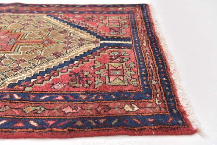 3' 4 x 11' 8 Hand Knotted Koliaei Persian Wool Runner Rug