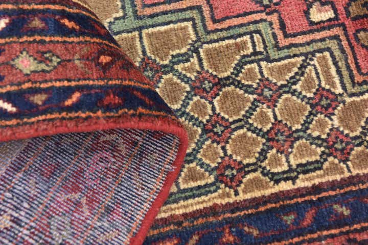3' 4 x 11' 8 Hand Knotted Koliaei Persian Wool Runner Rug