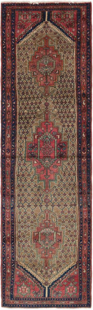 3' 4 x 11' 8 Hand Knotted Koliaei Persian Wool Runner Rug