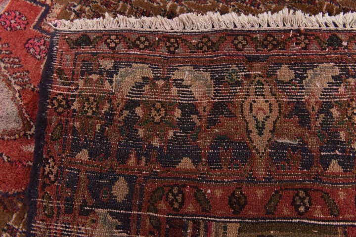 5' x 10' 6 Hand Knotted Koliaei Persian Wool Runner Rug