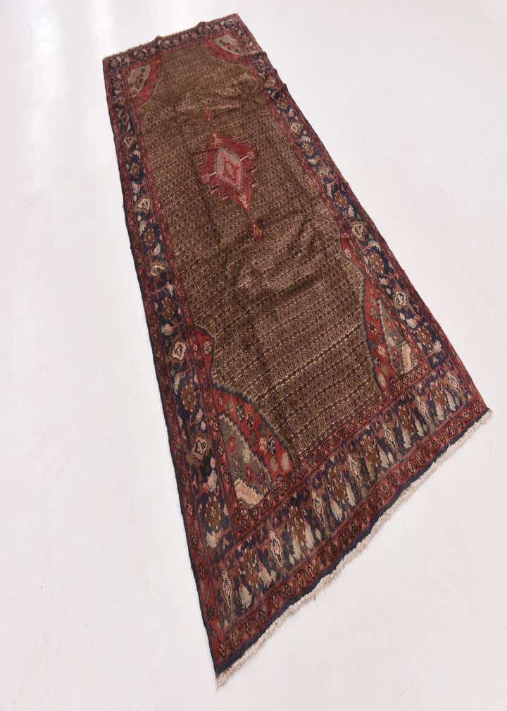 5' x 10' 6 Hand Knotted Koliaei Persian Wool Runner Rug