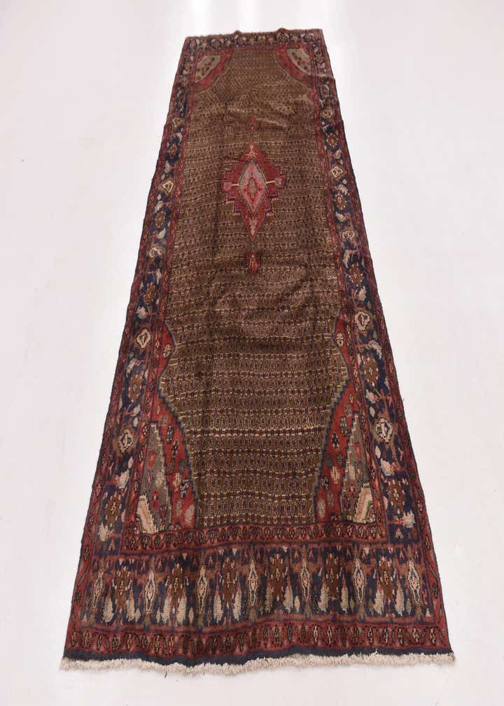 5' x 10' 6 Hand Knotted Koliaei Persian Wool Runner Rug