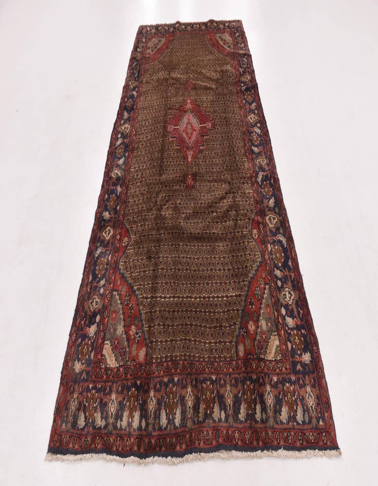Detail image of 5' x 10' 6 Hand Knotted Koliaei Persian Wool Runner Rug