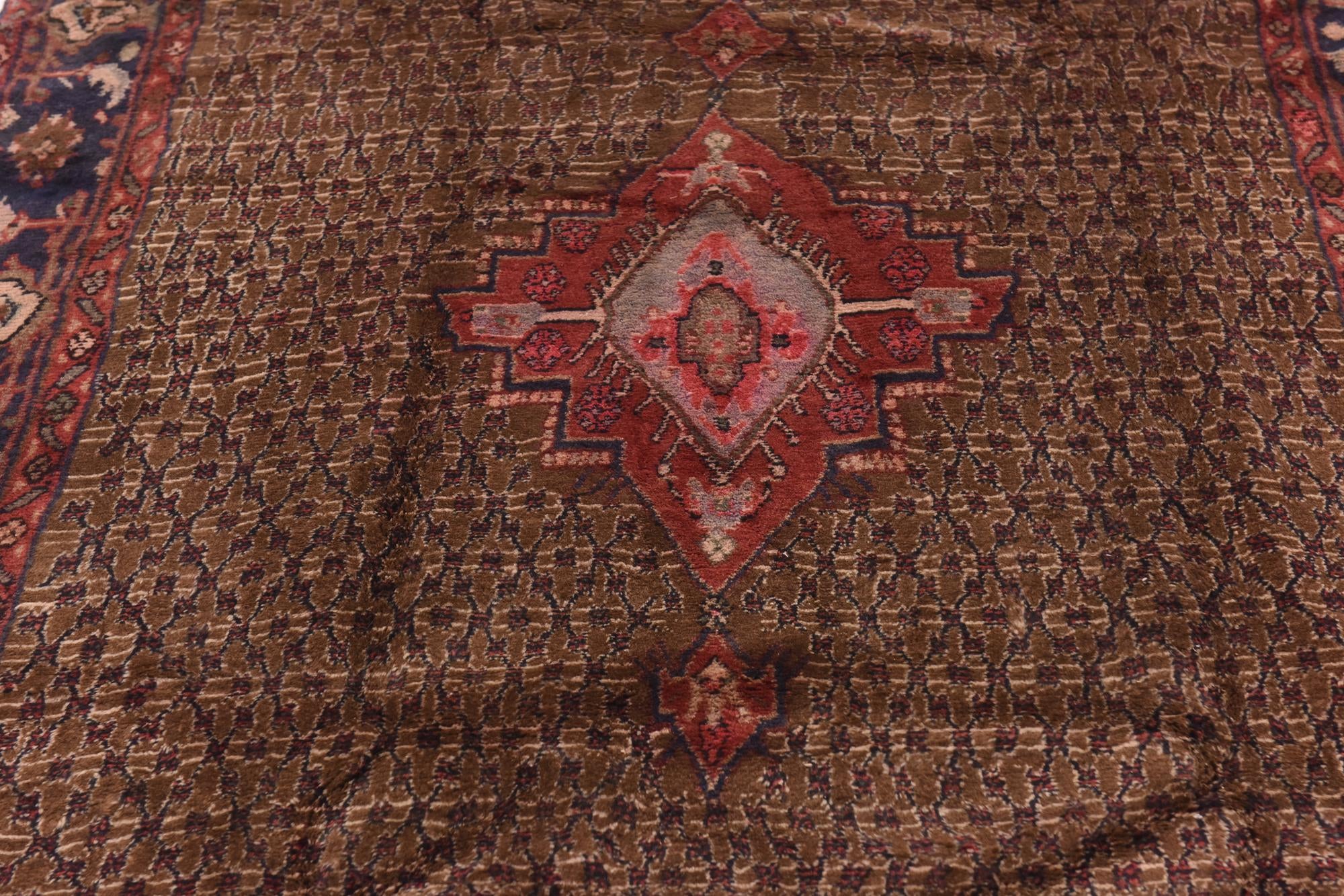 5' x 10' 6 Hand Knotted Koliaei Persian Wool Runner Rug