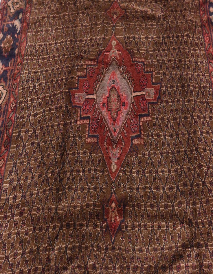 Detail image of 5' x 10' 6 Hand Knotted Koliaei Persian Wool Runner Rug