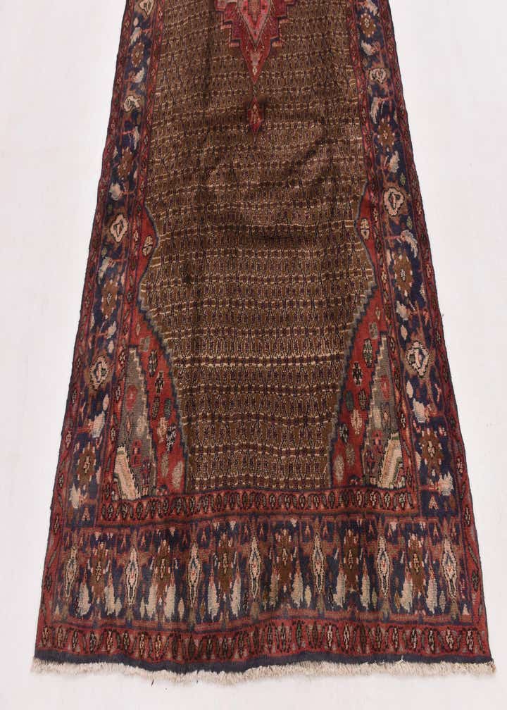 5' x 10' 6 Hand Knotted Koliaei Persian Wool Runner Rug