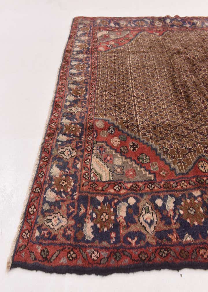5' x 10' 6 Hand Knotted Koliaei Persian Wool Runner Rug