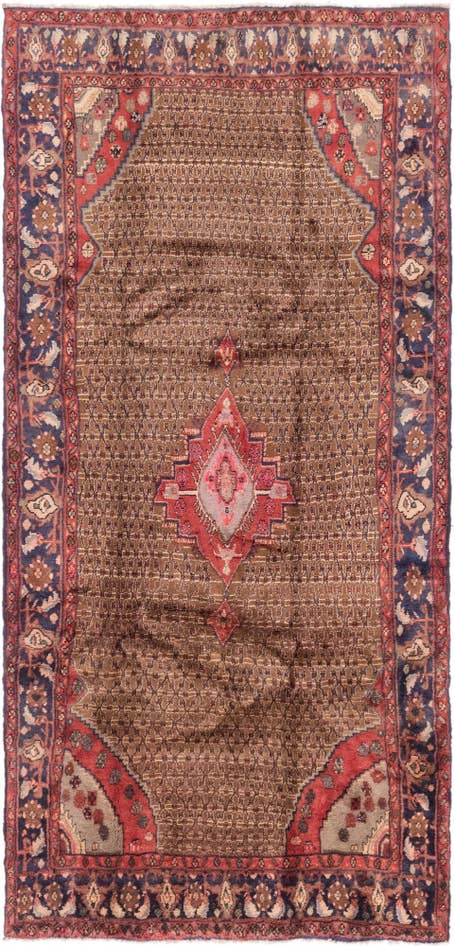 Detail image of 5' x 10' 6 Hand Knotted Koliaei Persian Wool Runner Rug