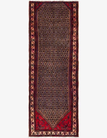 3' 8 x 10' 9 Hand Knotted Koliaei Persian Wool Runner Rug