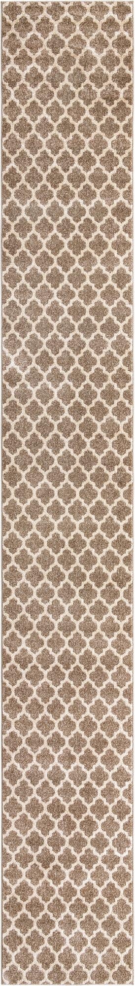 Primary image  2' 7 x 19' 8 Lattice Runner Rug