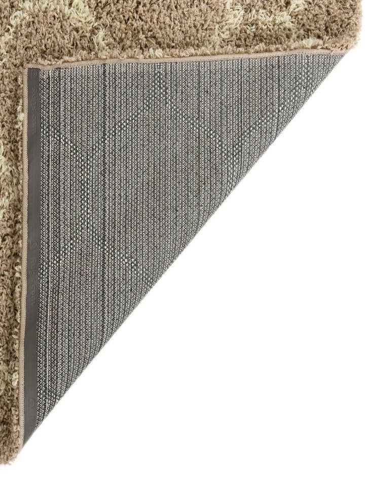 Detail image of 2' x 7' Lattice Shag Runner Rug