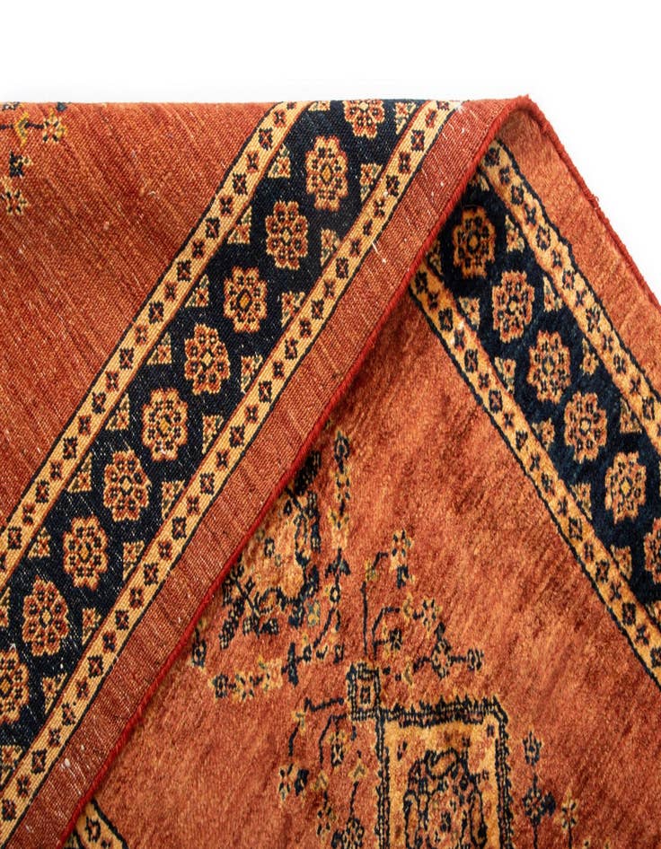 Detail image of 2' 7 x 9' 9 Luribaft Wool Runner Rug