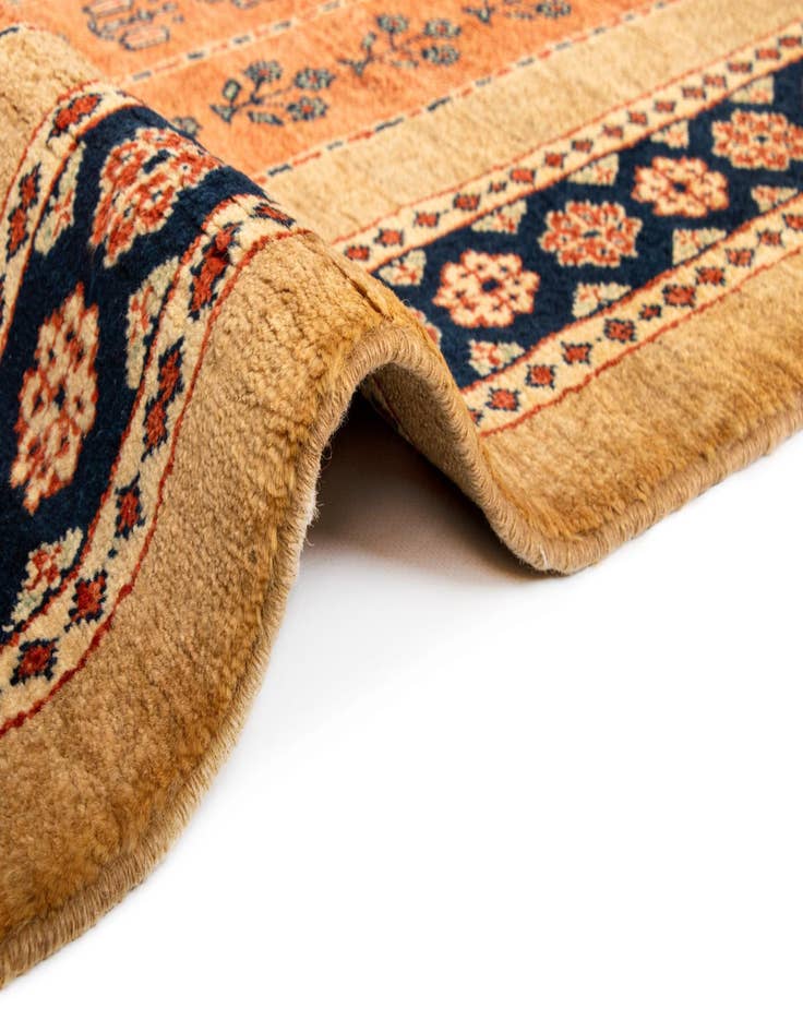 Detail image of 2' 7 x 6' 5 Luribaft Wool Runner Rug