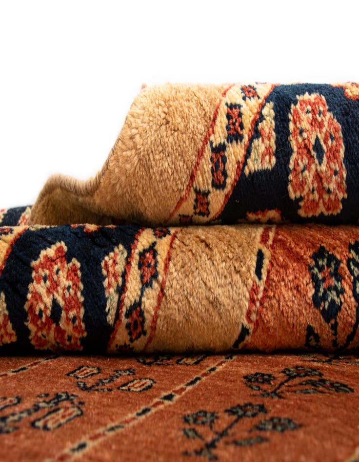 Detail image of 2' 7 x 6' 5 Luribaft Wool Runner Rug