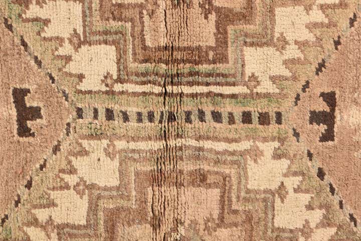 3' 8 x 8' 9 Hand Knotted Meshkin Persian Wool Runner Rug