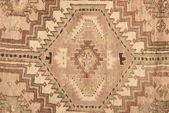 3' 8 x 8' 9 Hand Knotted Meshkin Persian Wool Runner Rug