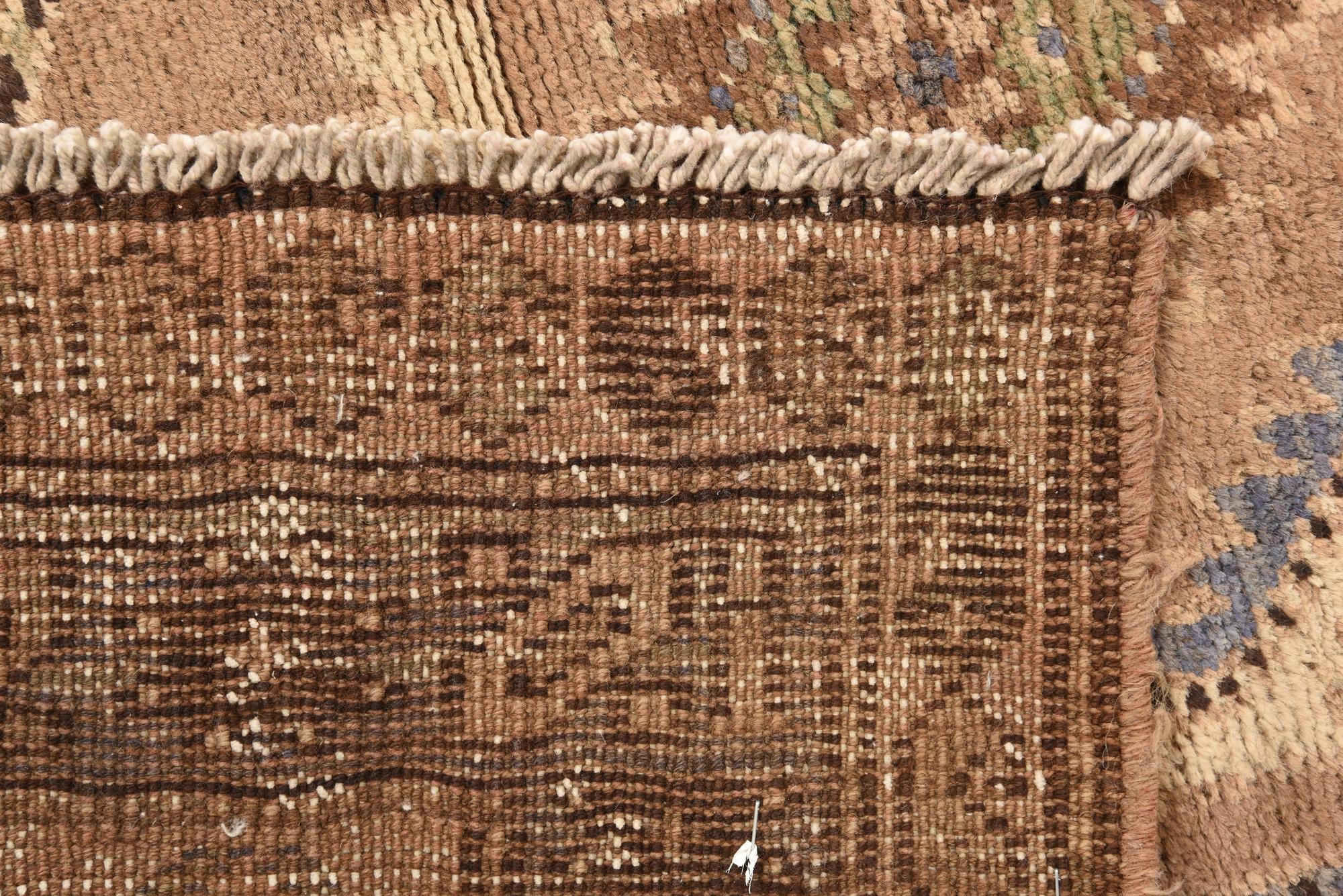 3' 8 x 8' 9 Hand Knotted Meshkin Persian Wool Runner Rug