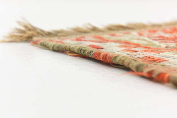 4' 4 x 9' Hand Knotted Moroccan Wool Runner Rug