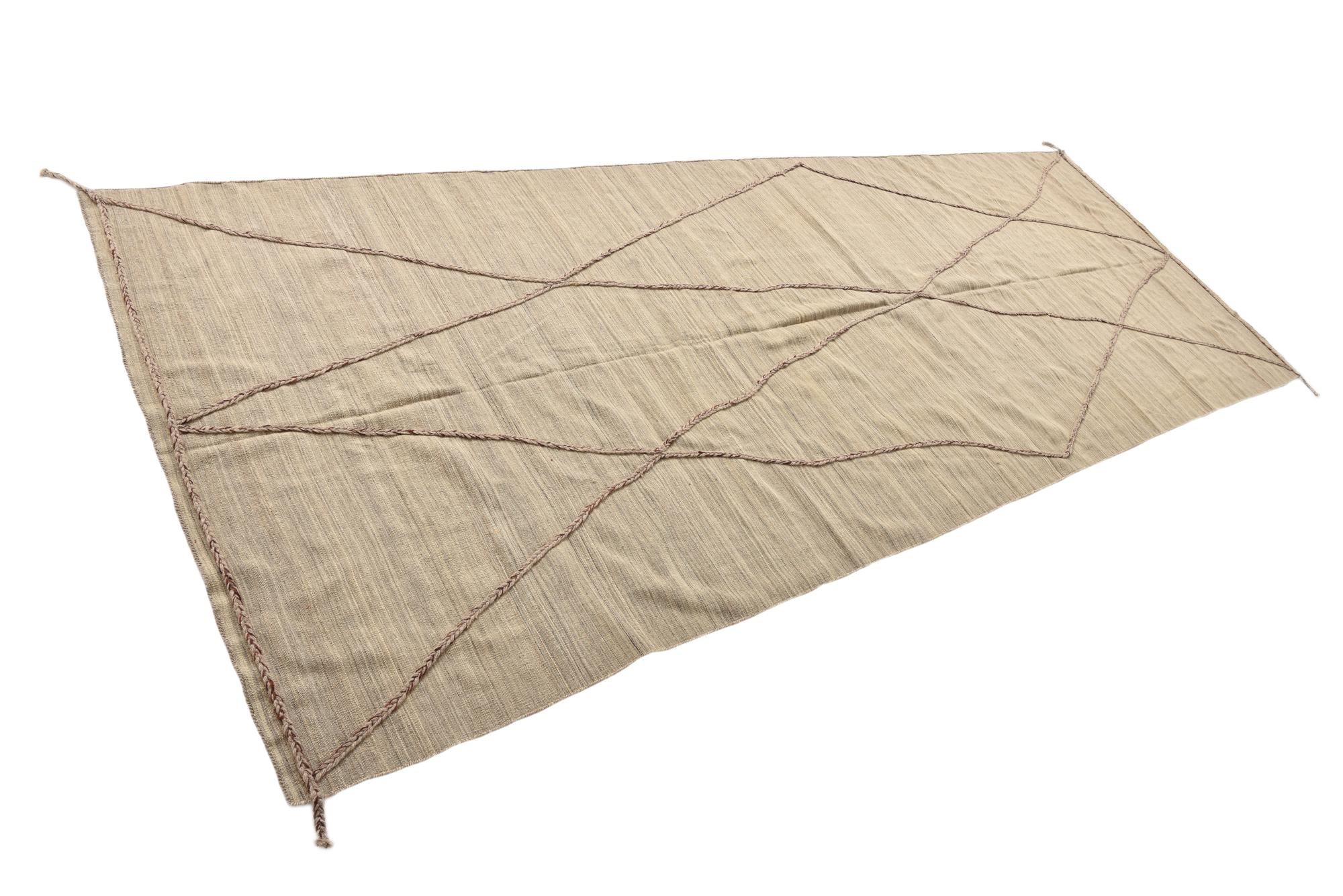 6' x 16' 7 Hand Knotted Moroccan Wool Runner Rug