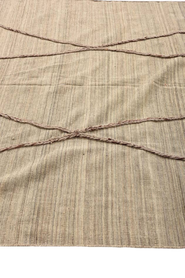 Detail image of 6' x 16' 7 Hand Knotted Moroccan Wool Runner Rug