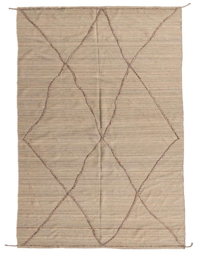 6' x 16' 7 Hand Knotted Moroccan Wool Runner Rug