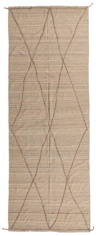 Detail image of 6' x 16' 7 Hand Knotted Moroccan Wool Runner Rug
