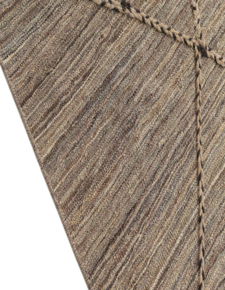 Detail image of 2' 6 x 12' 7 Hand Knotted Moroccan Wool Runner Rug