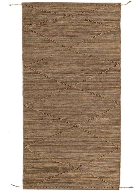 2' 6 x 12' 7 Hand Knotted Moroccan Wool Runner Rug