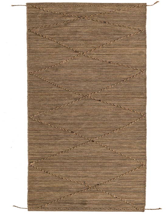 Detail image of 2' 6 x 12' 7 Hand Knotted Moroccan Wool Runner Rug