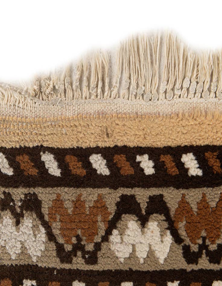 Detail image of 2' 10 x 9' 9  Hand Knotted Moroccan Wool Runner Rug