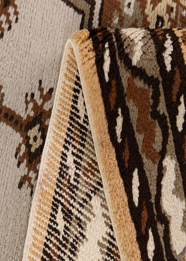 2' 10 x 9' 9 Hand Knotted Moroccan Wool Runner Rug