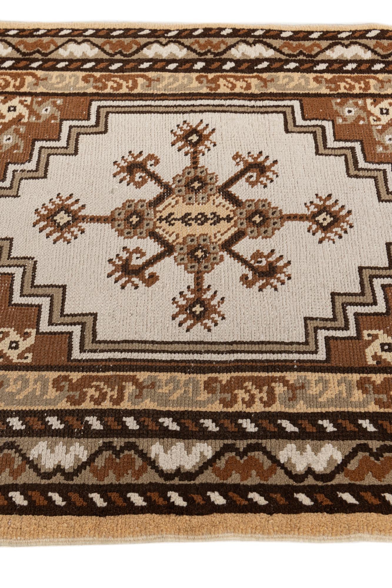 2' 10 x 9' 9 Hand Knotted Moroccan Wool Runner Rug