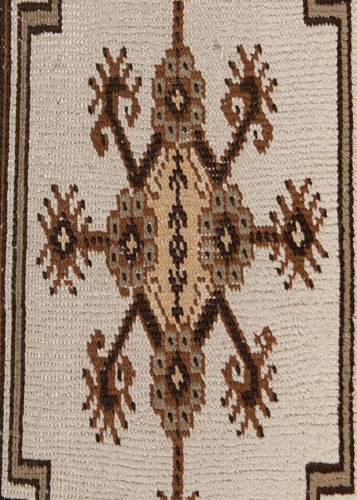 2' 10 x 9' 9 Hand Knotted Moroccan Wool Runner Rug